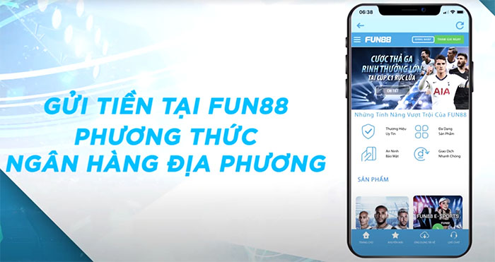 Gửi tiền Fun88