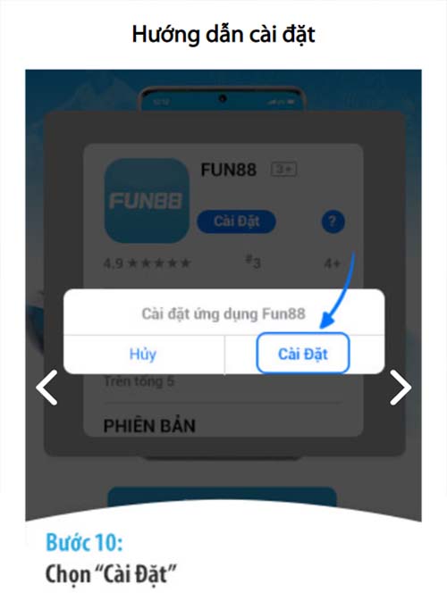 cài đặt fun88 mobile app